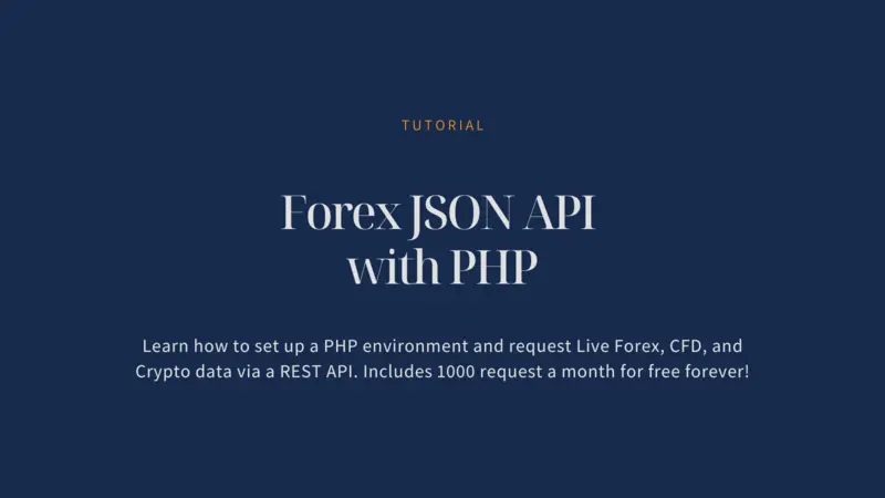 Forex API PHP