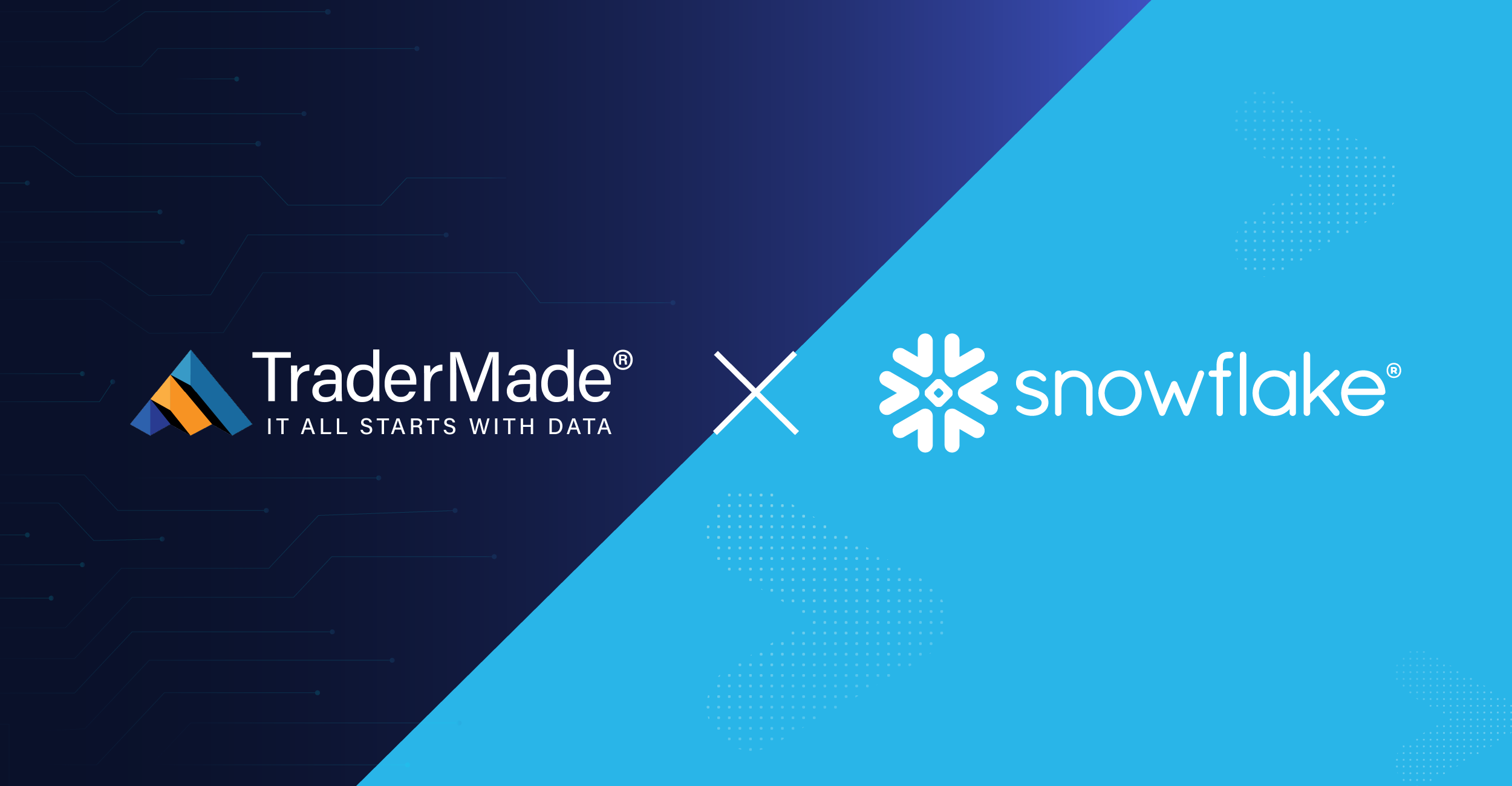 TraderMade Snowflake logos