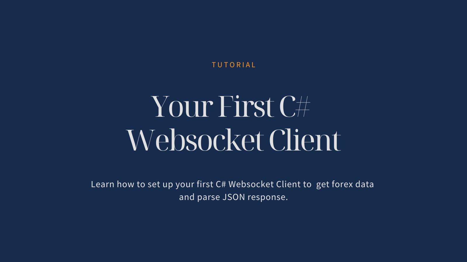 Websocket Client C Sharp
