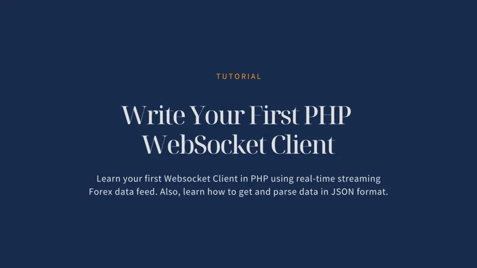 php websocket forex